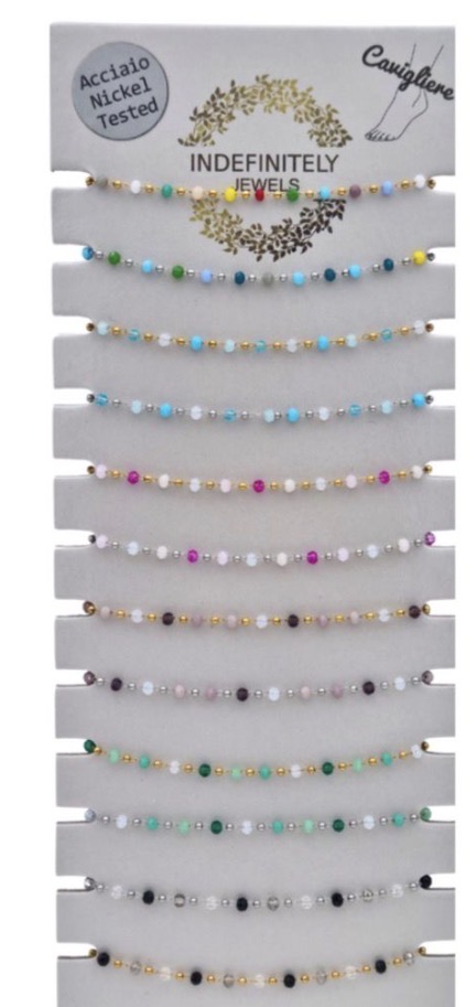 Bracciali e cavigliere Indefinitely Jewels in acciaio nickel tested